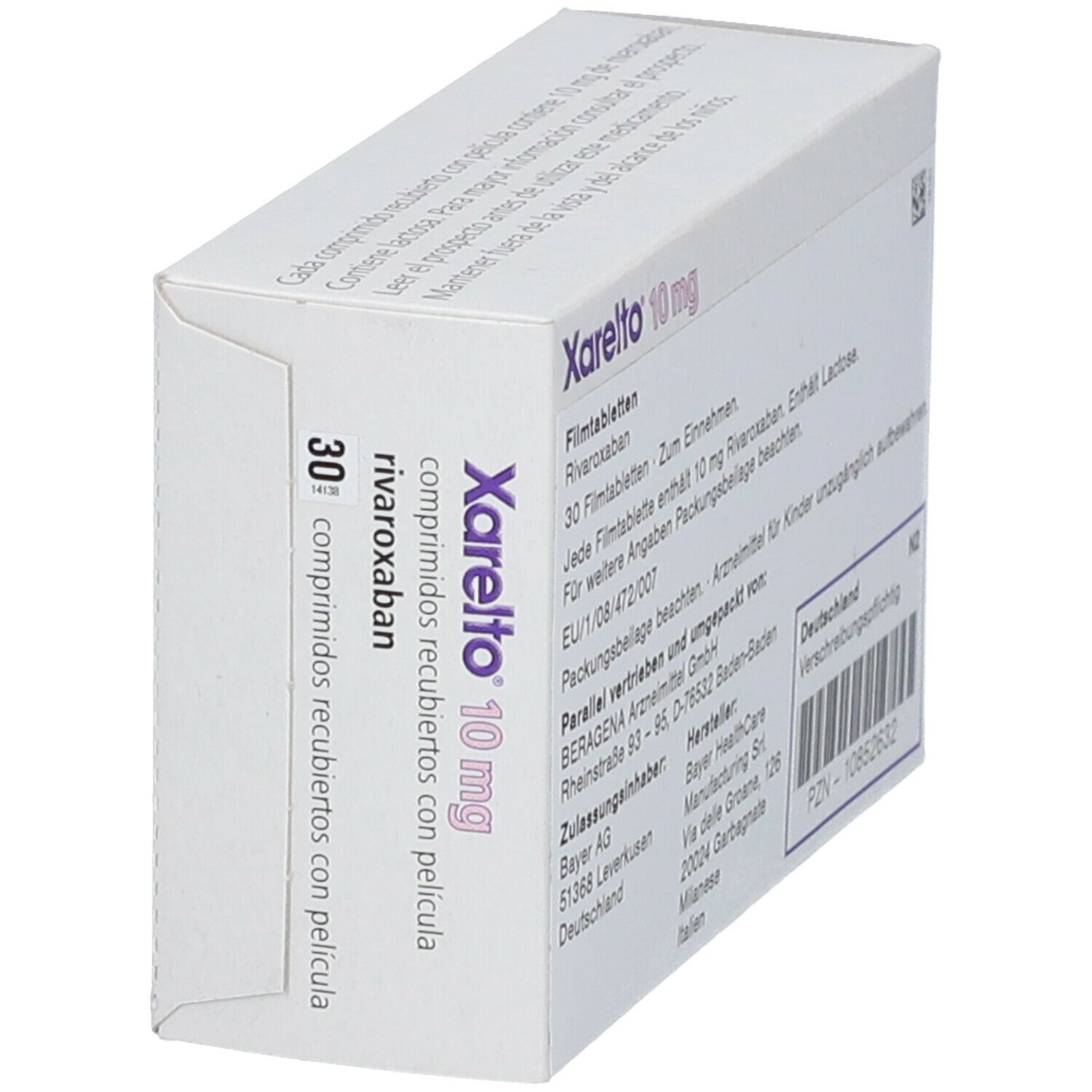 Xarelto 10 mg, Filmtabletten