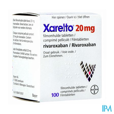 Xarelto 20 mg, Filmtabletten