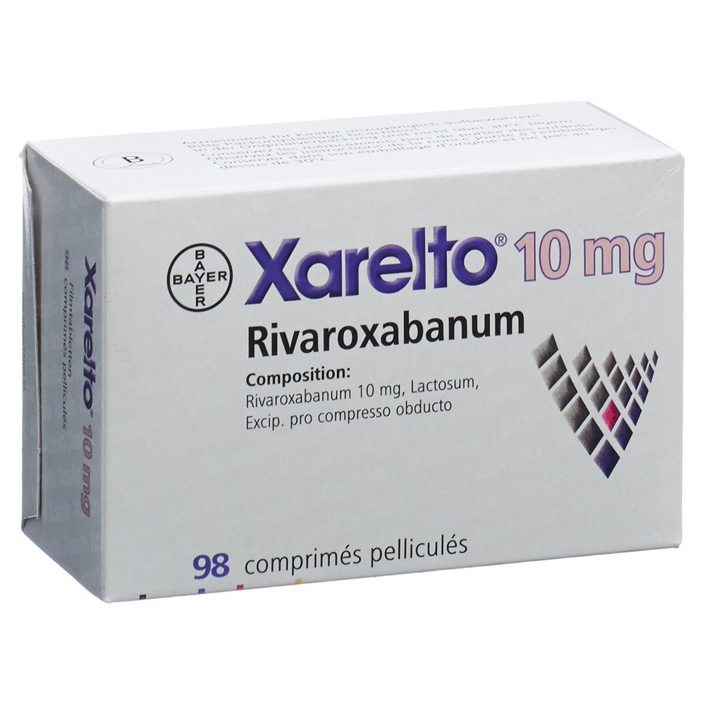 XARELTO cpr pell 10 mg 98 pce