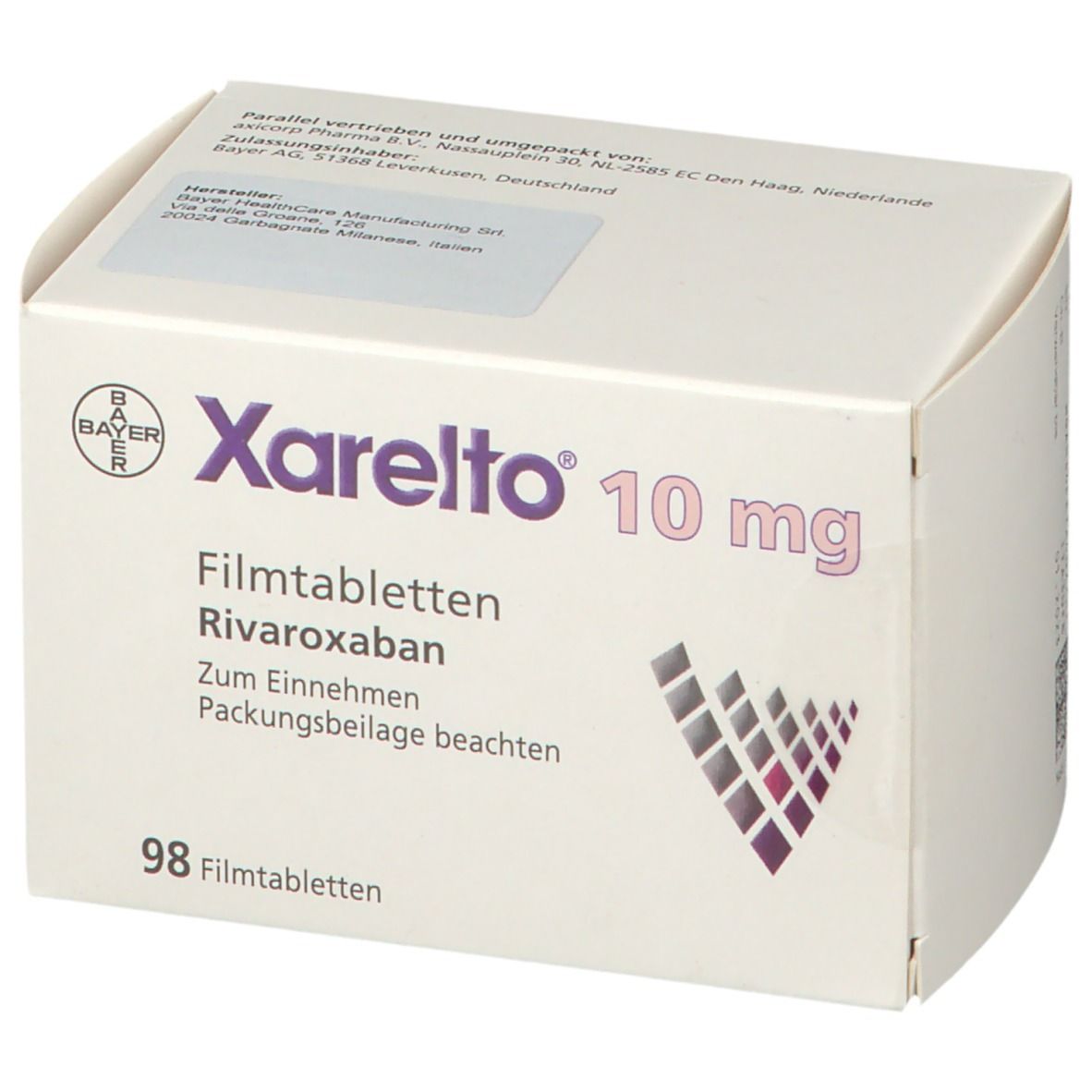 Xarelto 10 mg, Filmtabletten