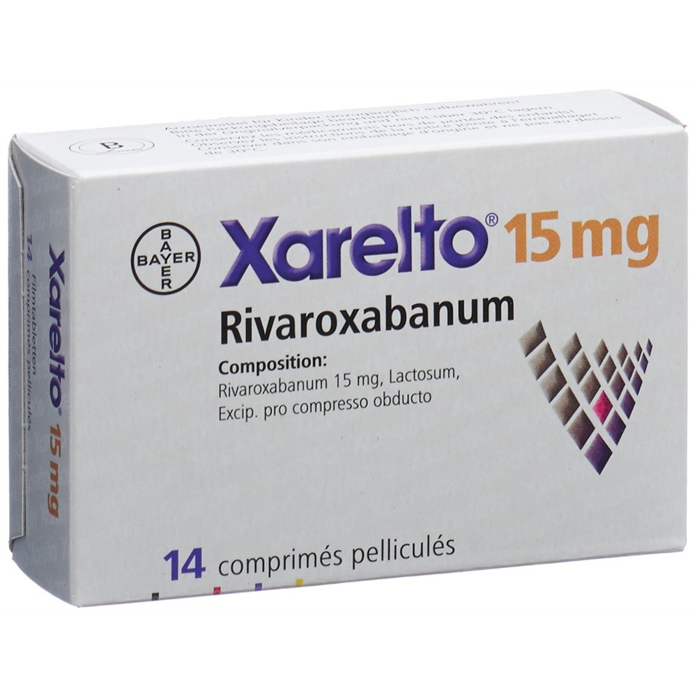 XARELTO cpr pell 15 mg 14 pce