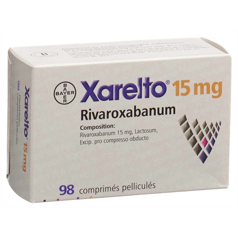 XARELTO cpr pell 15 mg 98 pce