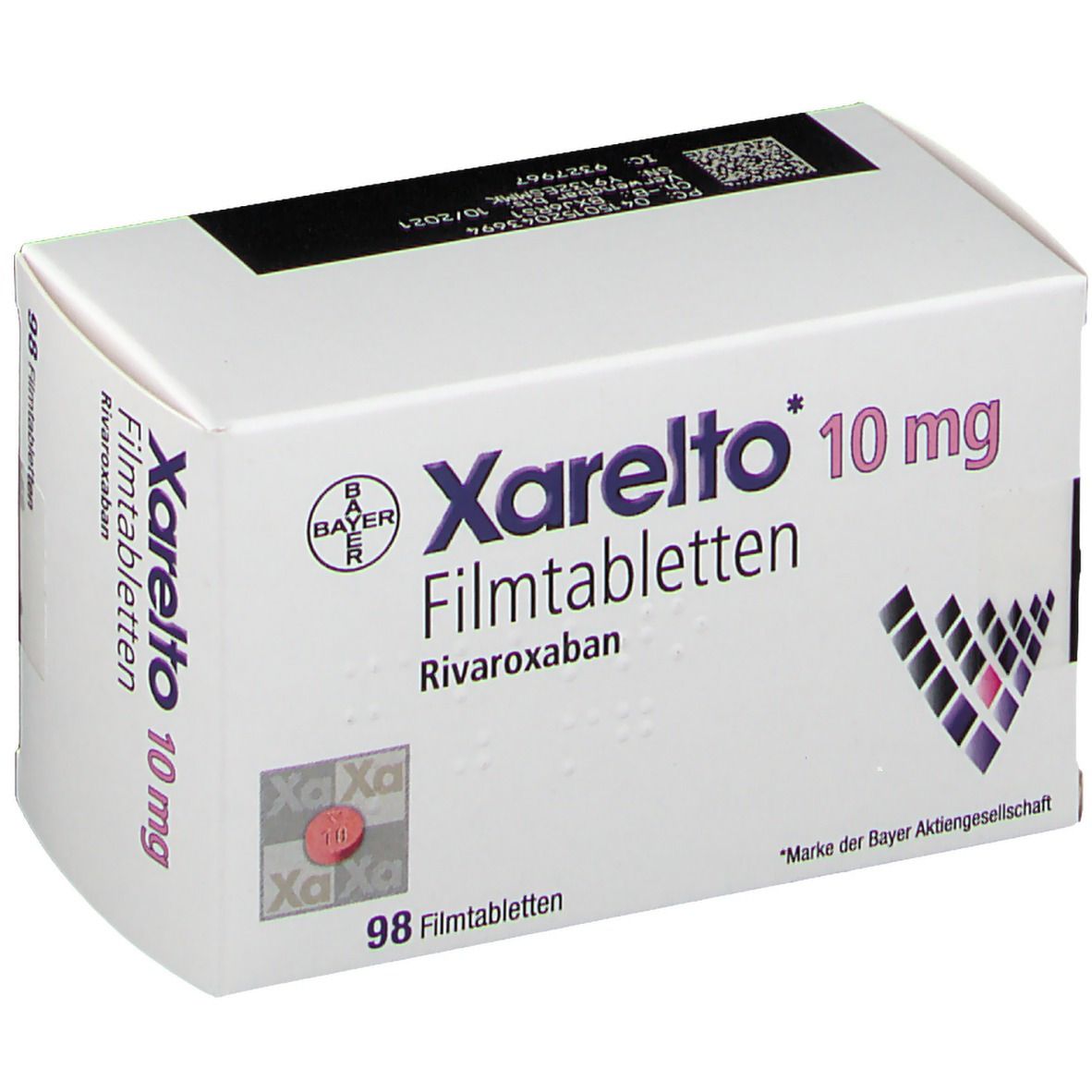 Xarelto 10 mg, Filmtabletten