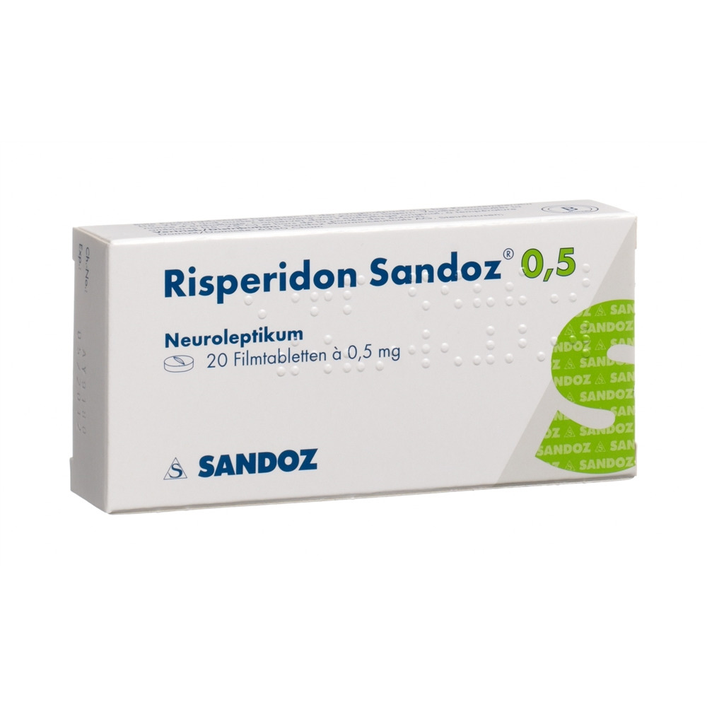 Risperidon Zentiva 0.5 mg, Filmtabletten