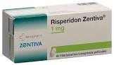 Risperidon Zentiva 1 mg, Filmtabletten