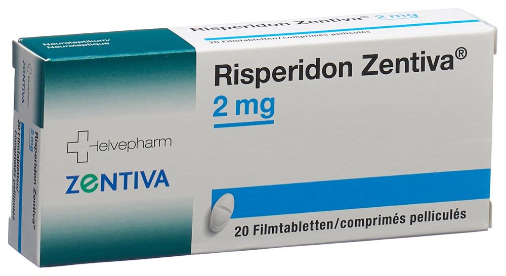 RISPERIDON Zentiva cpr pell 2 mg 20 pce