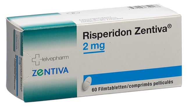 Risperidon Zentiva 2 mg, Filmtabletten