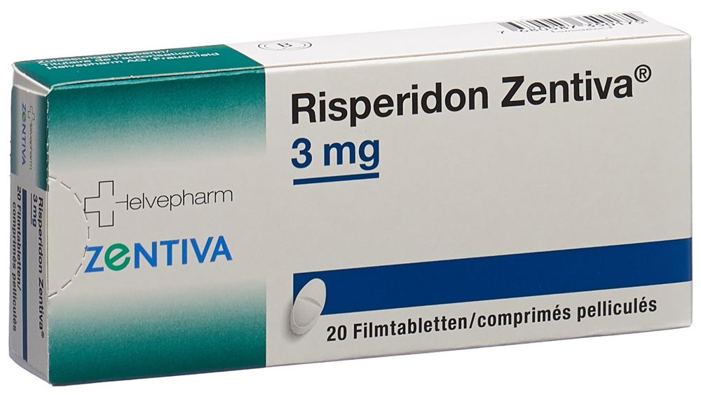 RISPERIDON Zentiva cpr pell 3 mg 20 pce