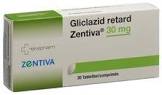 Gliclazid retard Zentiva 30 mg, Tabletten