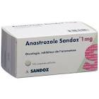 ANASTROZOLE Sandoz cpr pell 1 mg 100 pce