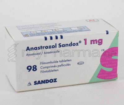 ANASTROZOLE Sandoz cpr pell 1 mg 100 pce