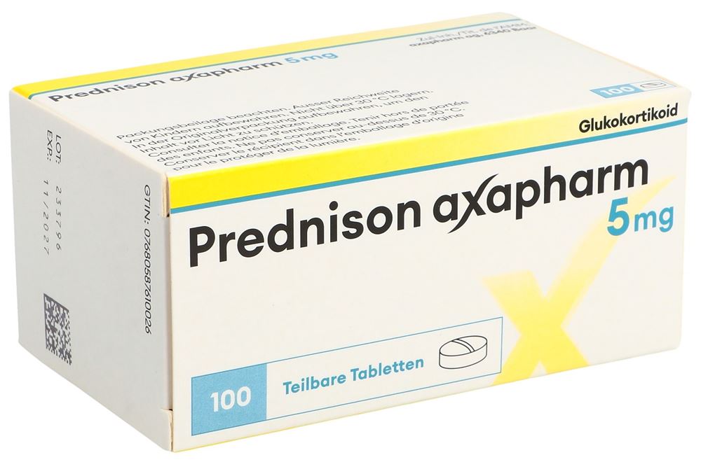 Prednison Axapharm 5 mg, Tabletten