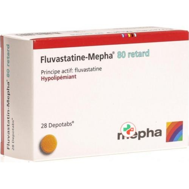 Fluvastatin-Mepha 80 retard, Depotabs