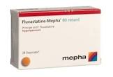 Fluvastatin-Mepha 80 retard, Depotabs