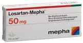 Losartan-Mepha 25 mg, Filmtabletten