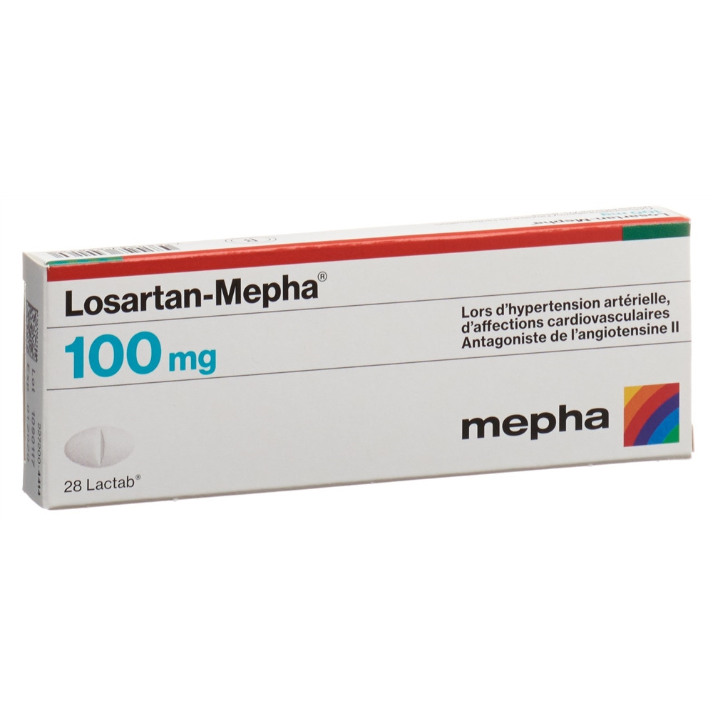 LOSARTAN Mepha Lactab 100 mg 28 pce