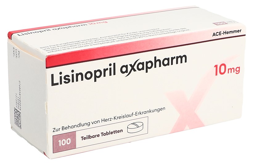 LISINOPRIL axapharm cpr 10 mg 100 pce