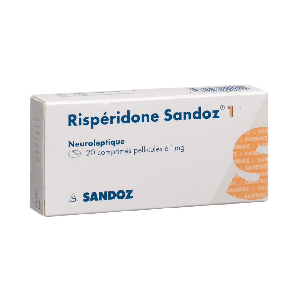 Risperidon Sandoz 1 mg, Schmelztabletten