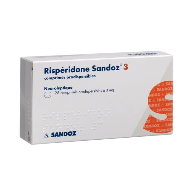Risperidon Sandoz 3 mg, Schmelztabletten
