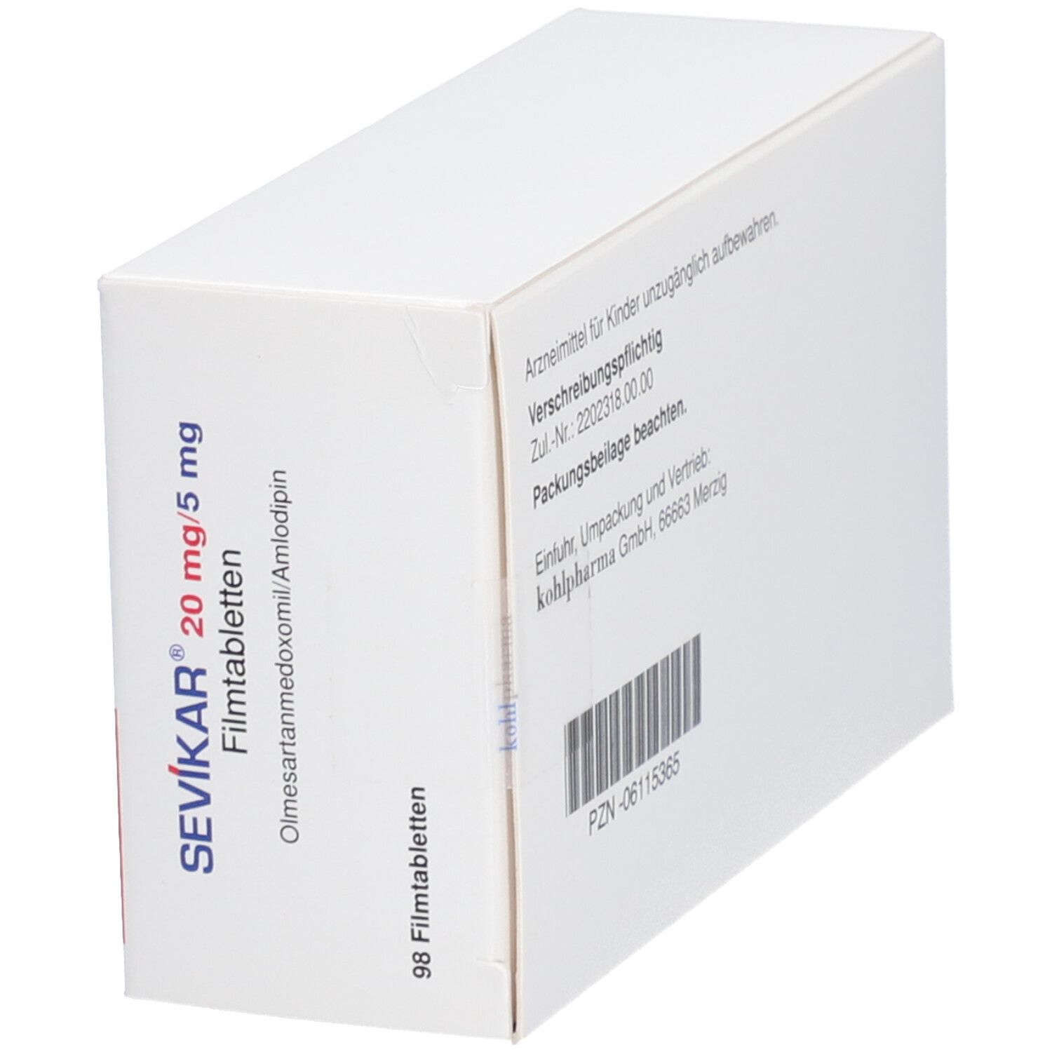 Sevikar 20mg/5mg, Filmtabletten