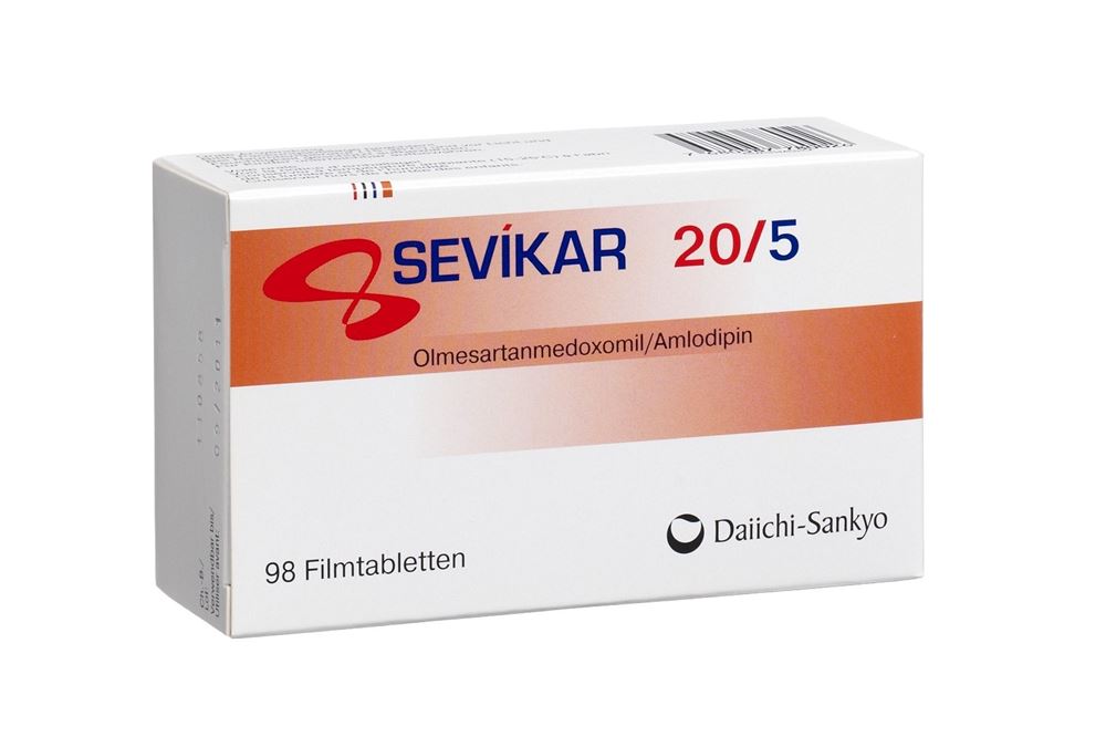 SEVIKAR cpr pell 20/5mg 98 pce