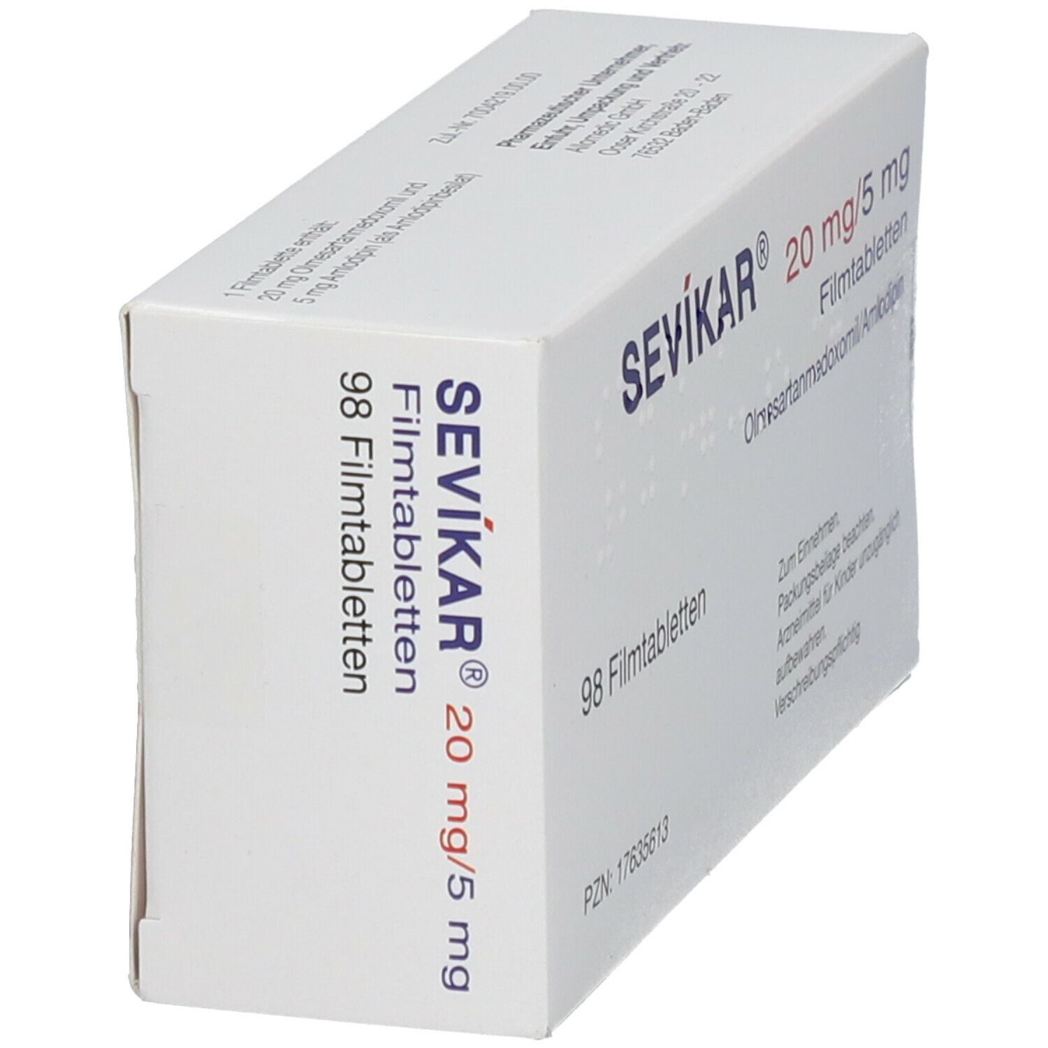 Sevikar 20mg/5mg, Filmtabletten