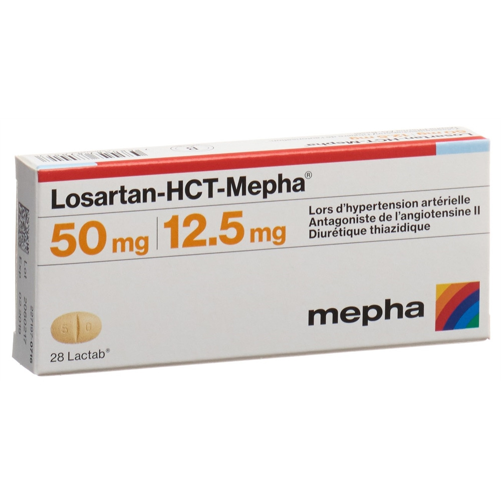 LOSARTAN-HCT Mepha Lactab 50/12.5mg 28 pce