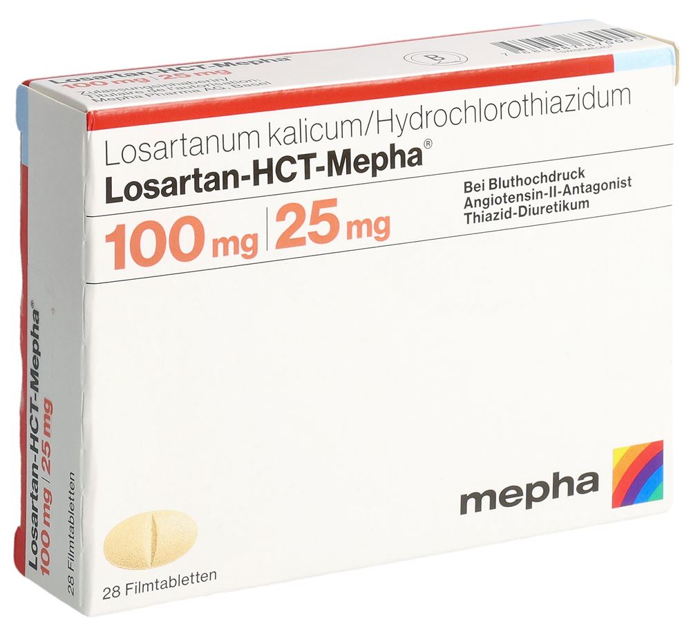 LOSARTAN-HCT Mepha Lactab 100/25mg 28 pce