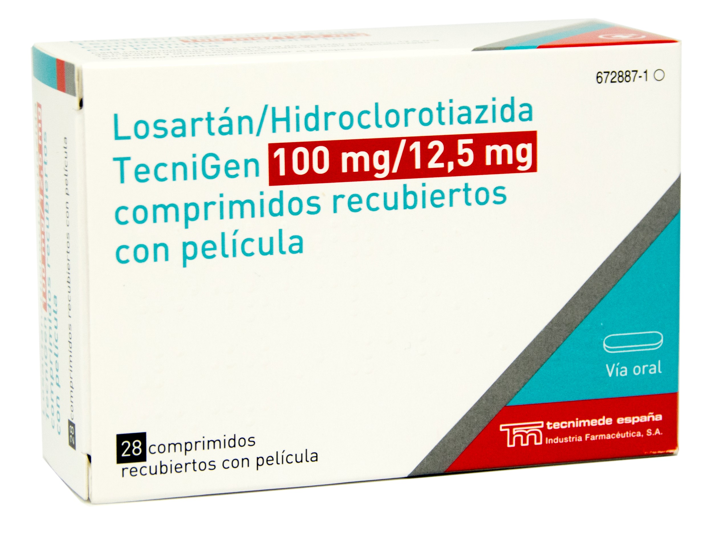 Losartan-HCT-Mepha 100 mg/12.5 mg, Filmtabletten