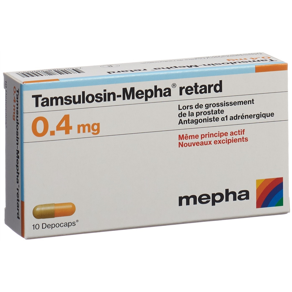 TAMSULOSIN Mepha ret depocaps 0.4 mg 10 pce