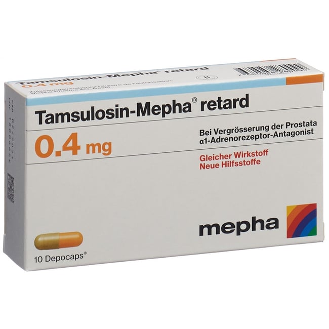 TAMSULOSIN Mepha ret depocaps 0.4 mg 10 pce