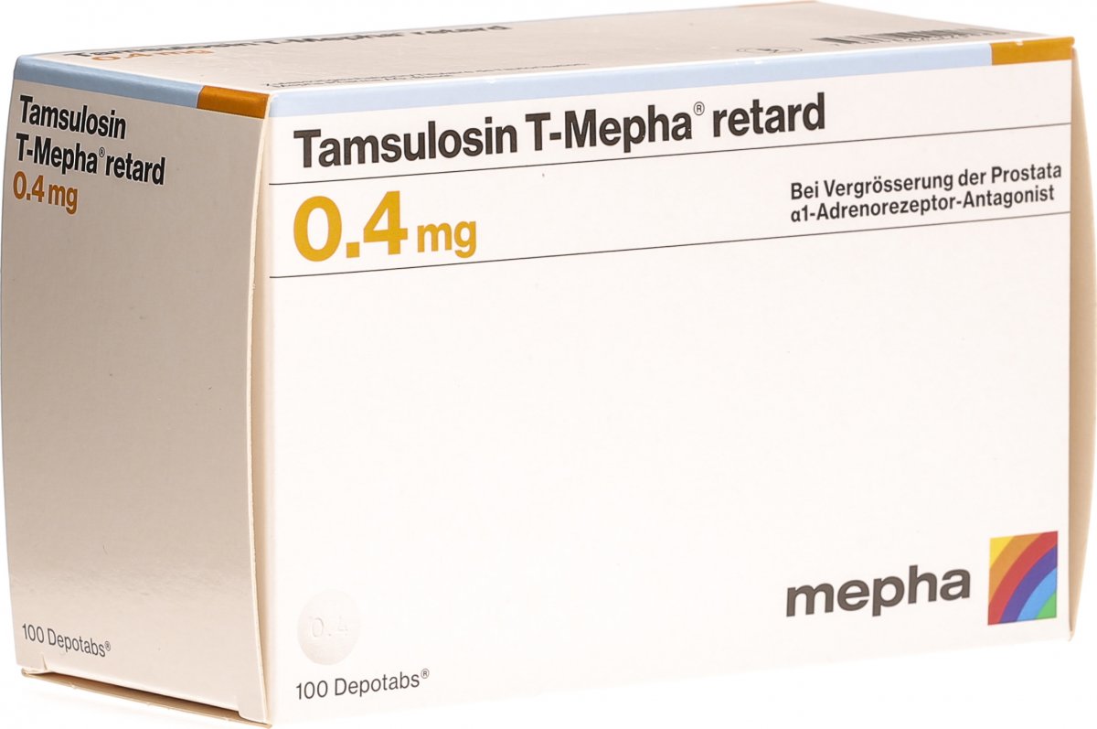 TAMSULOSIN Mepha ret depocaps 0.4 mg 100 pce