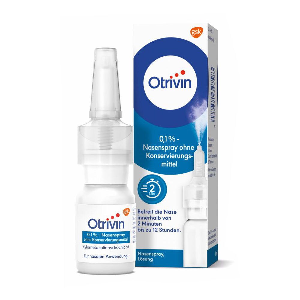 Otrivin Schnupfen 0.1 %, Nasenspray, Lösung