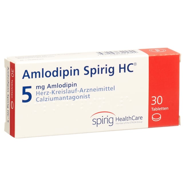Amlodipin Spirig HC 5mg, Tabletten