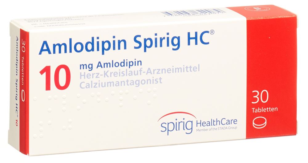 AMLODIPINE Spirig HC cpr 10 mg 30 pce