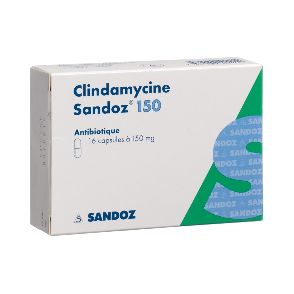 CLINDAMYCINE Sandoz caps 150 mg 16 pce