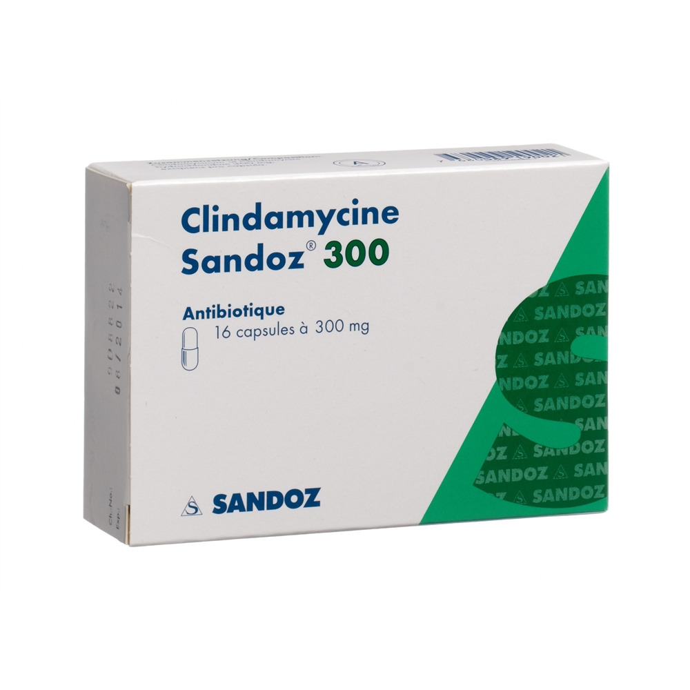 CLINDAMYCINE Sandoz caps 300 mg 16 pce