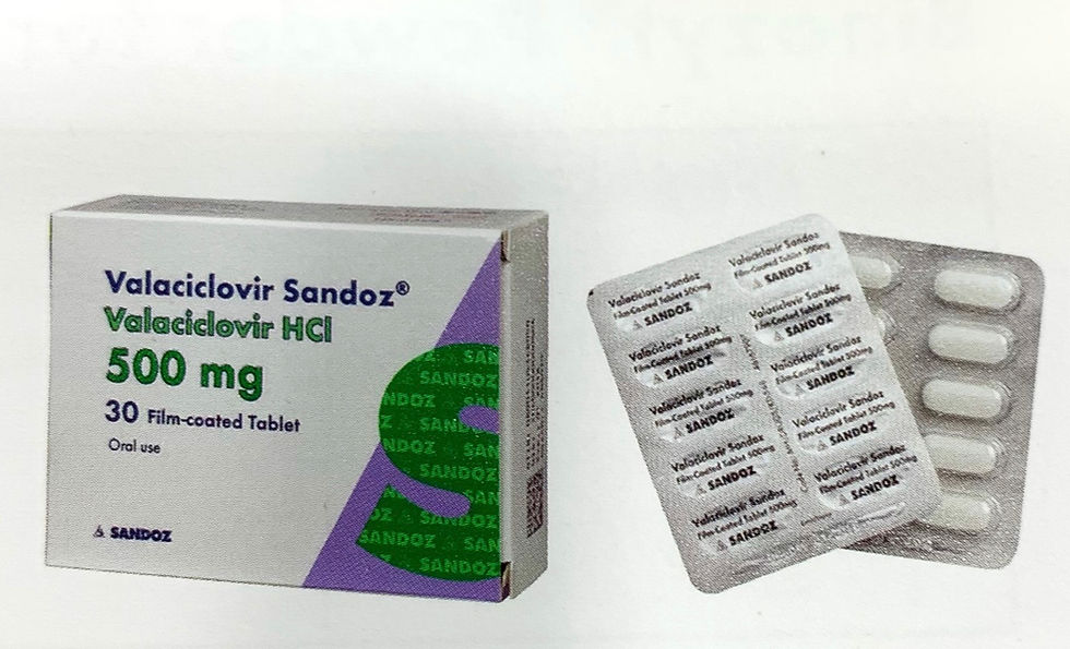 VALACICLOVIR Sandoz cpr pell 500 mg 30 pce