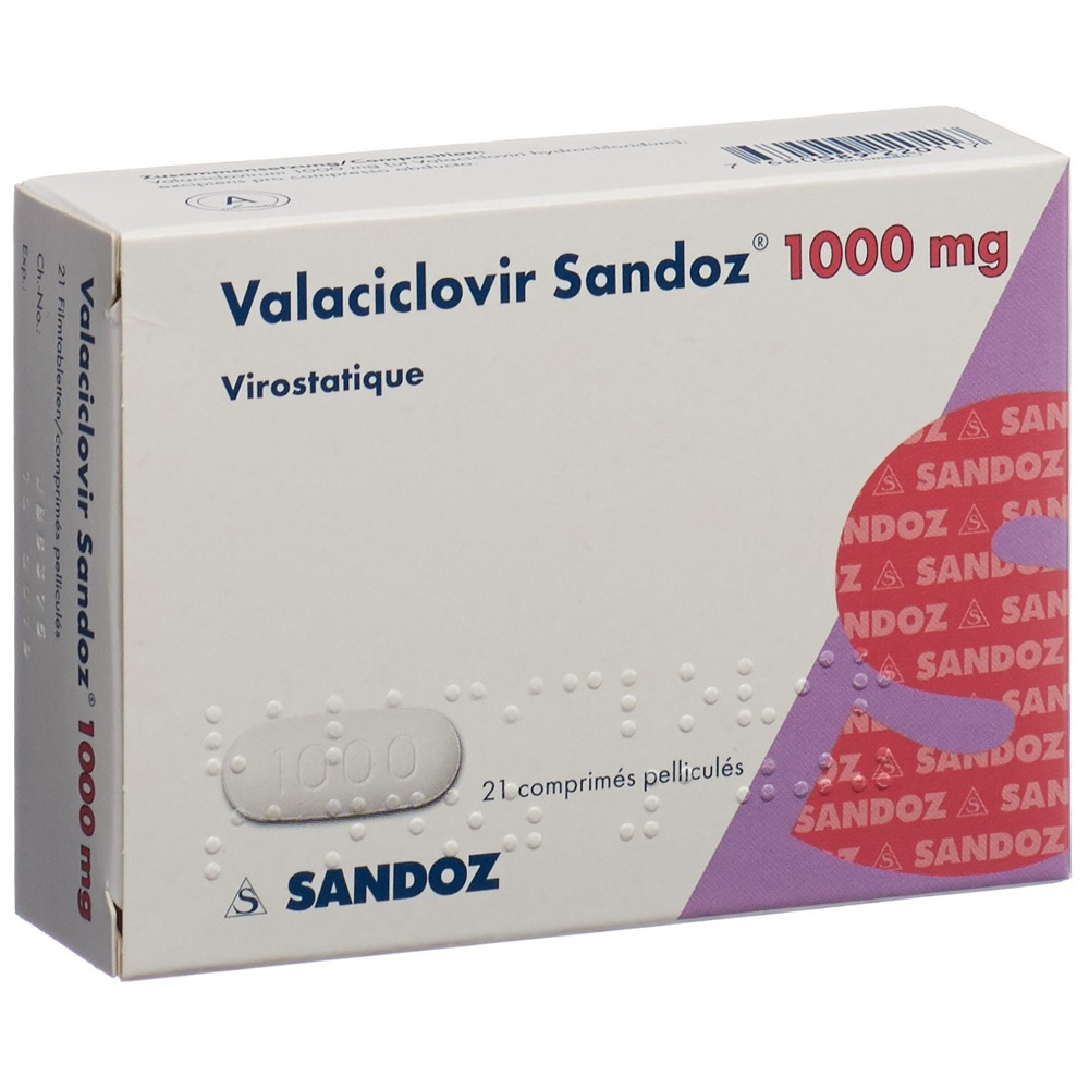 VALACICLOVIR Sandoz cpr pell 1000 mg 21 pce