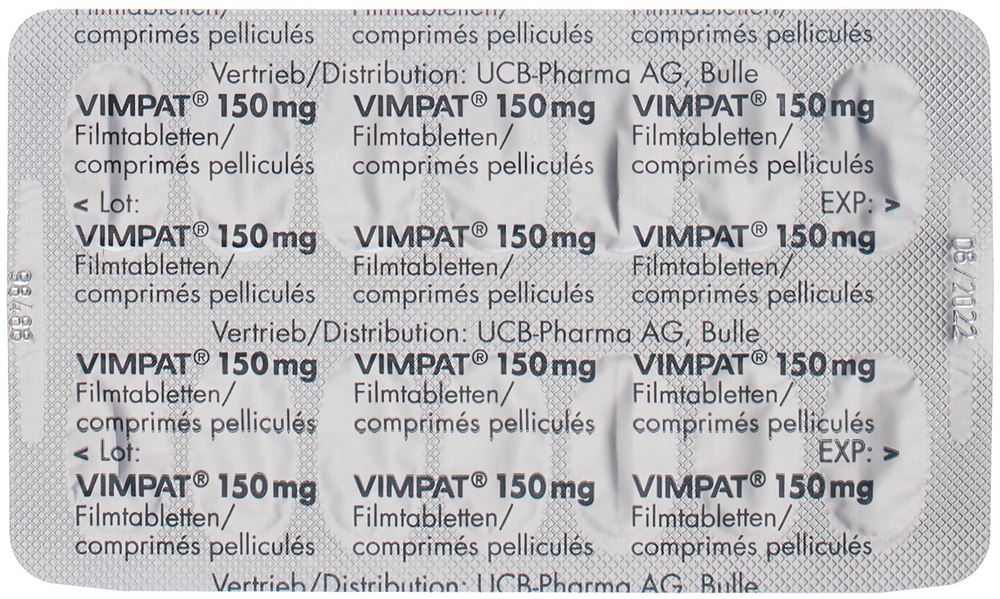 VIMPAT cpr pell 150 mg 14 pce