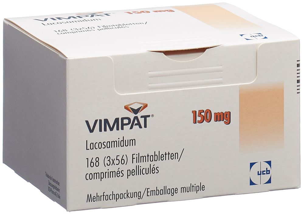 VIMPAT cpr pell 150 mg 3 x 56 pce