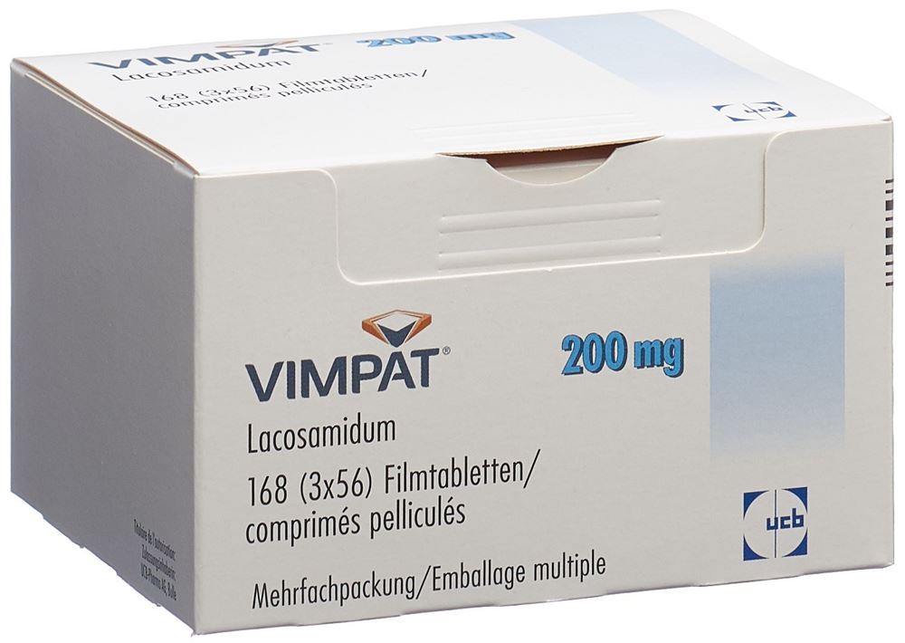 VIMPAT cpr pell 200 mg 3 x 56 pce