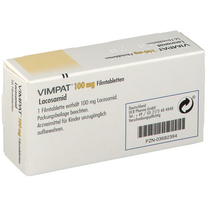 Vimpat 100 mg, comprimés pelliculés