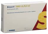 Binocrit 1000 IE/0,5 ml, Injektionslösung in Fertigspritzen