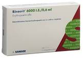 Binocrit 6000 IE/0,6 ml, Injektionslösung in Fertigspritzen