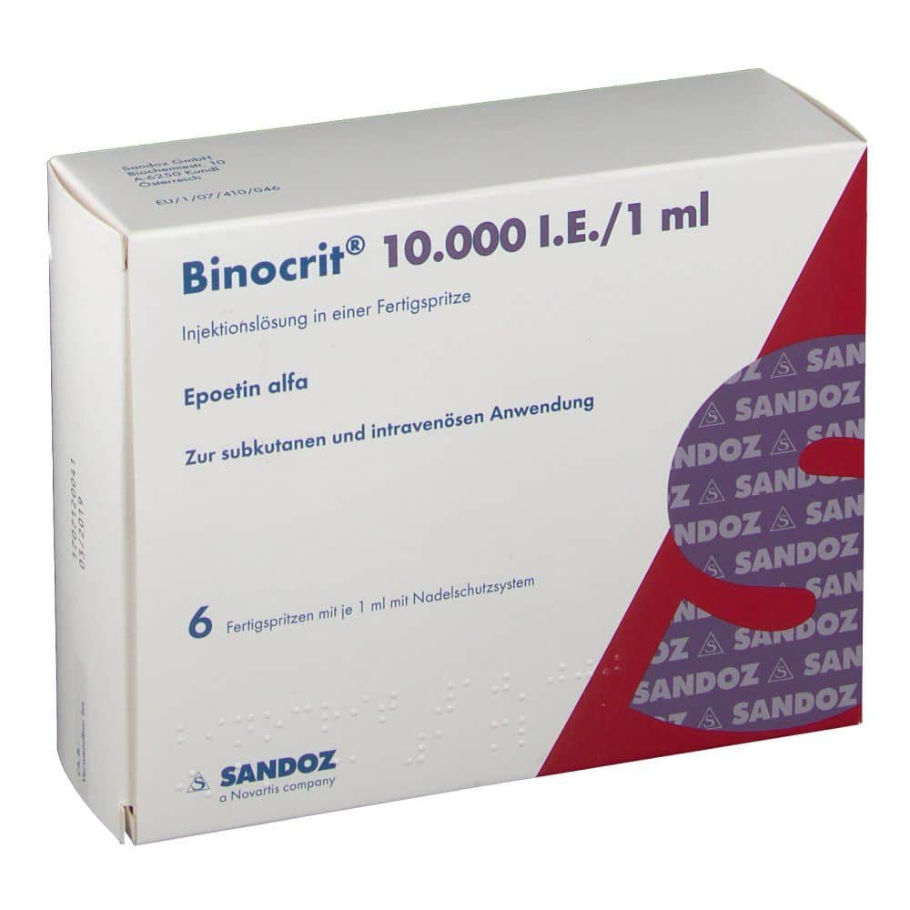 Binocrit 10000 IE/1 ml, Injektionslösung in Fertigspritzen