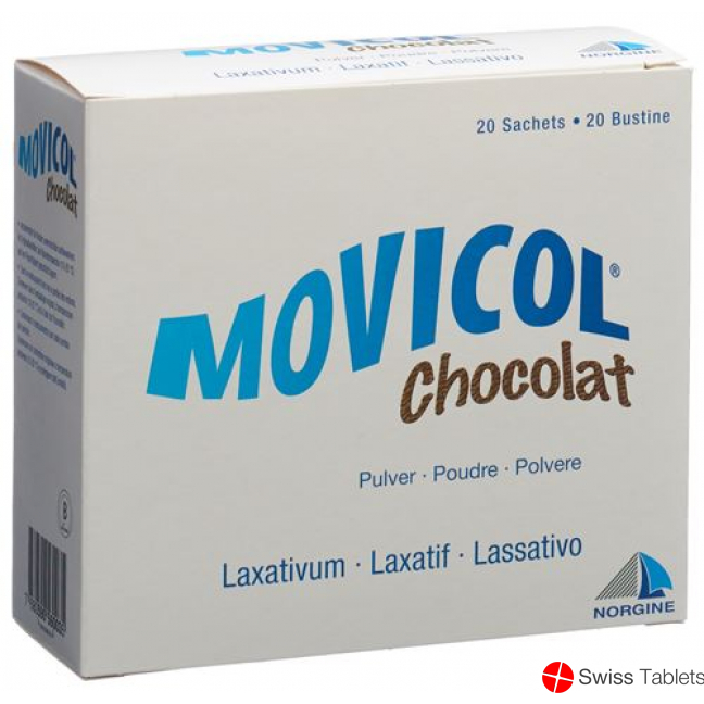 Movicol Chocolat, Pulver zur Herstellung einer Lösung zum Einnehmen