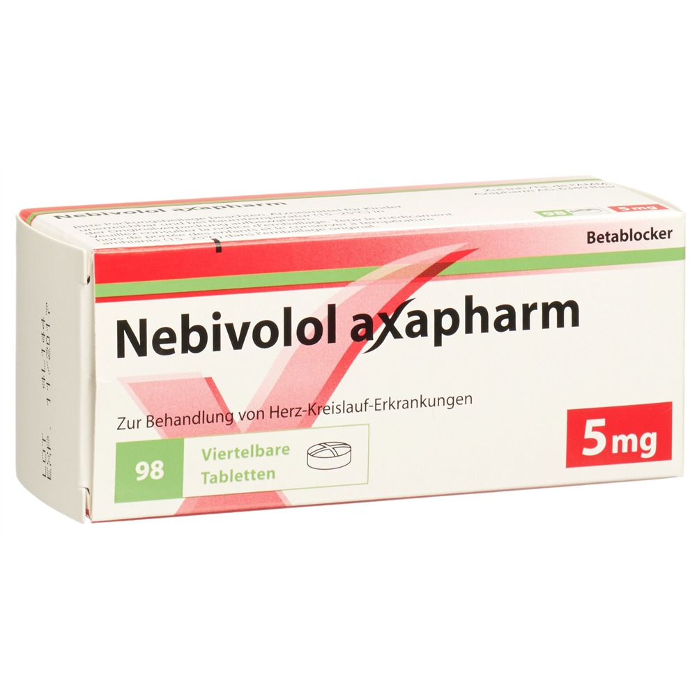 NEBIVOLOL axapharm cpr 5 mg 98 pce