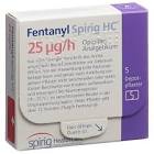 Fentanyl Spirig HC 25 ug/h, Transdermales Pflaster