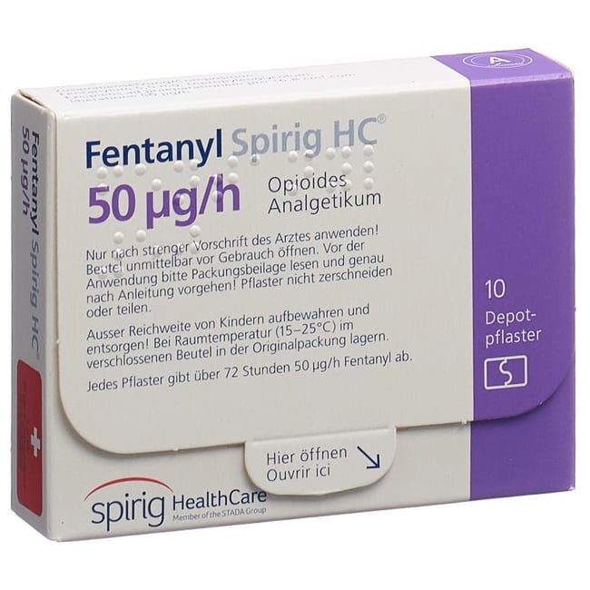 Fentanyl Spirig HC 75 ug/h, Transdermales Pflaster